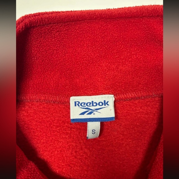 Vintage Men’s Reebok Scarlet Quarter Zip Pullover - Picture 4 of 4